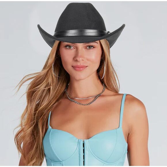 9568 Classic Felt-western-cowboy-cowgirl-hats For Women-men Fedora-jazz-hat